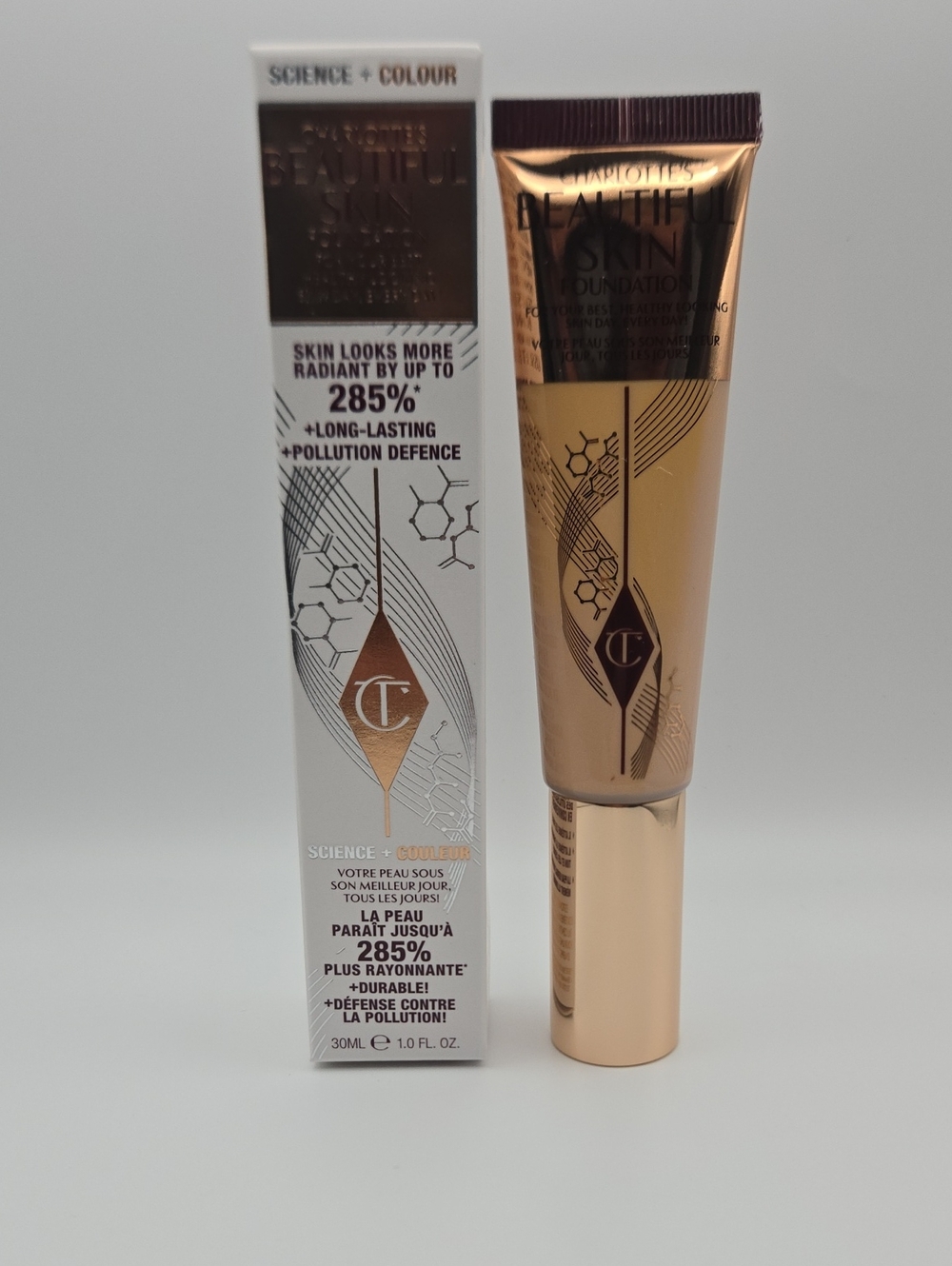 Charlotte Tilbury Beautiful Skin Foundation 1 Neutral 30 ml NIB